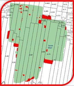 Map of El Sauz Starr seismic survey
