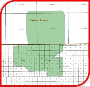 Map of Flat Lake Merge seismic survey