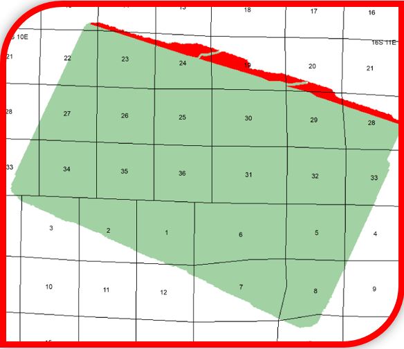 Map of Vallecitos 3D Survey