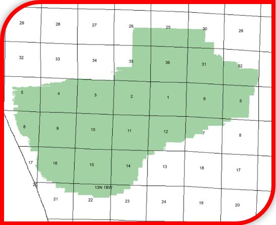 Map of Waterdog 3D Survey
